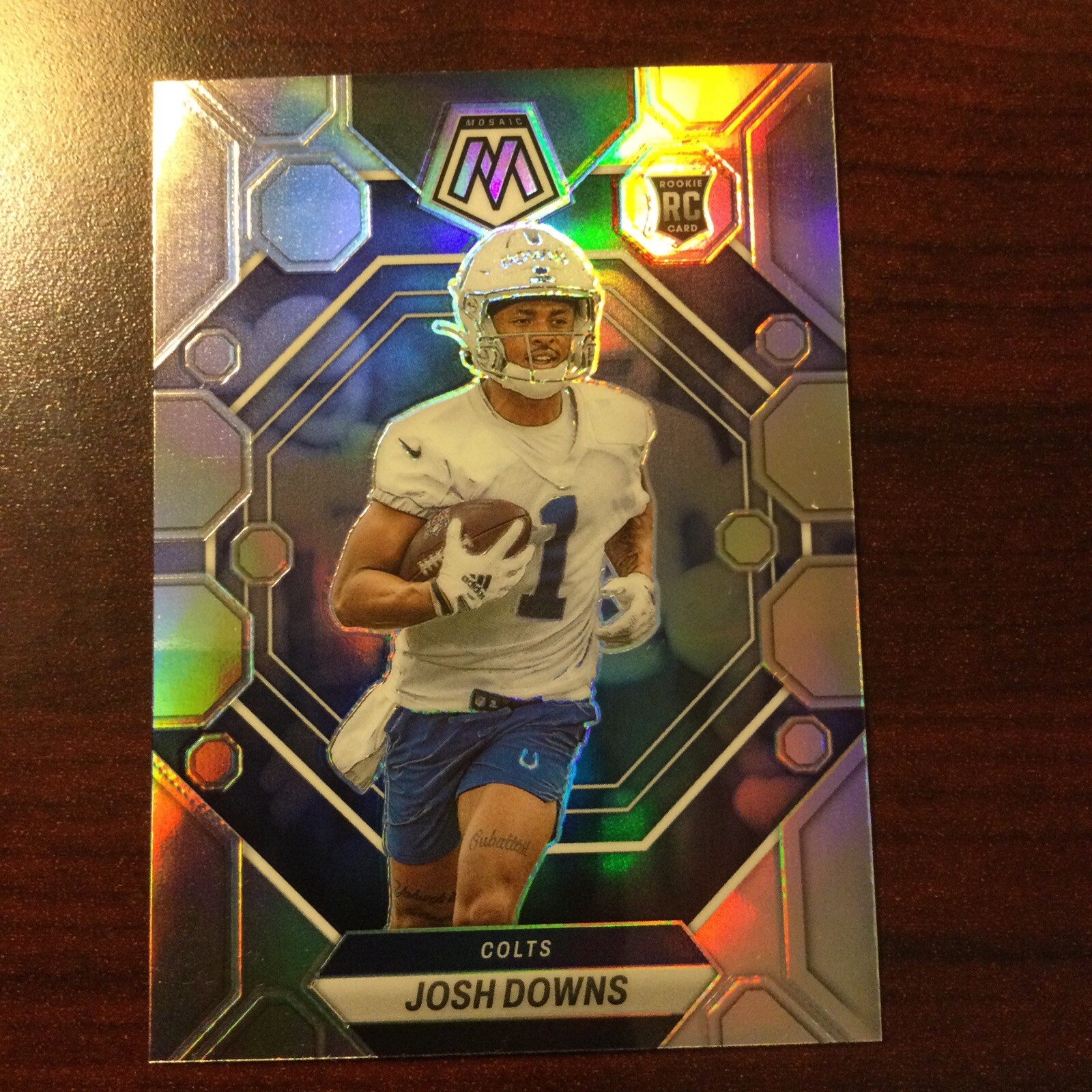 2023 Panini Mosaic - Rookies Silver Prizm #339 Josh Downs (RC)