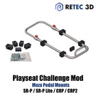 Playseat Challenge Mod - Moza Pedal Mounts SR-P / SR-P Lite / CRP / CRP2