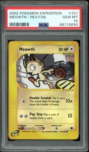Meowth 121/165 Expedition Base Set Reverse Holo