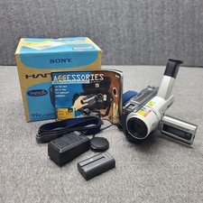 Vintage Sony Handycam DCR-TRV320 Digital 8 Camcorder NTSC Video Camera Tested
