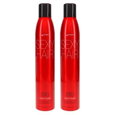 2 Pack SexyHair Big Root Pump Volumizing Spray Mousse, 10 oz