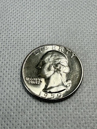 1950 Washington Silver Quarter BU 90% US Silver $0.25 Gem Uncirculated