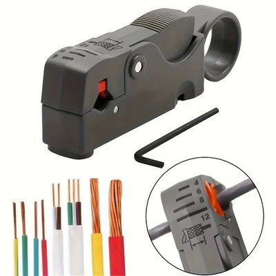 Automatic Wire Stripper Pliers Cable Cutter Tool Coaxial Wire Stripping