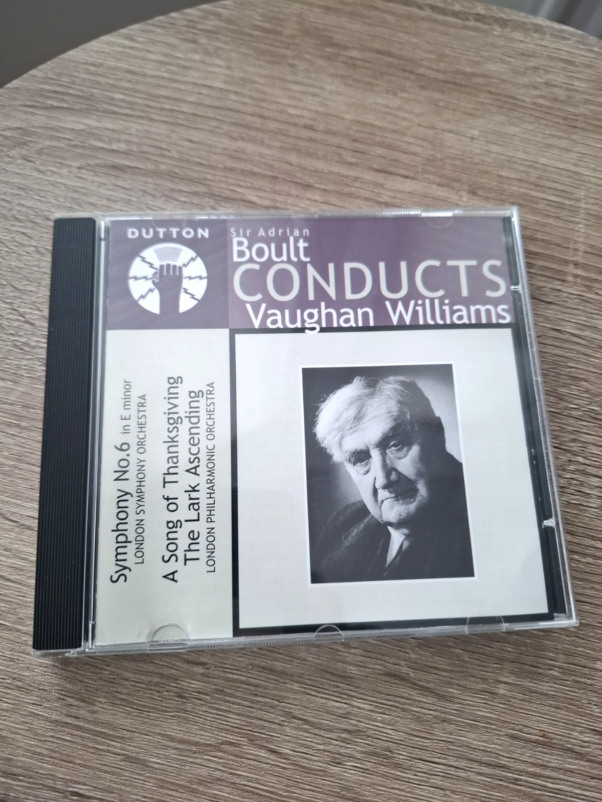 Sir Adrian Boult Conducts Vaughan Williams CD - Dutton Laboratories - CDBP 9703