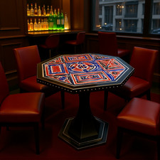 Noble Russell for Harrods Baccarat Bar London Octagonal Side Table