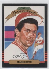 1985 Leaf Diamond Kings Mario Soto #19 0a1