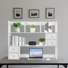 3 Tier 100cm Office Desktop Organizer Stand Storage Rack Tabletop Display Rack