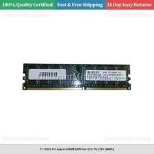 77.10203.110 Apacer 256MB DDR Non ECC PC-2100 266Mhz