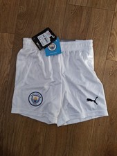 Image of New Manchester City 7-8 Years Football Boys Children Shorts