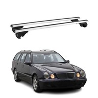 DachträGer FüR Mercedes E Klasse S210 T-Modell 1996-2002 75Kg Alu Silber 2X