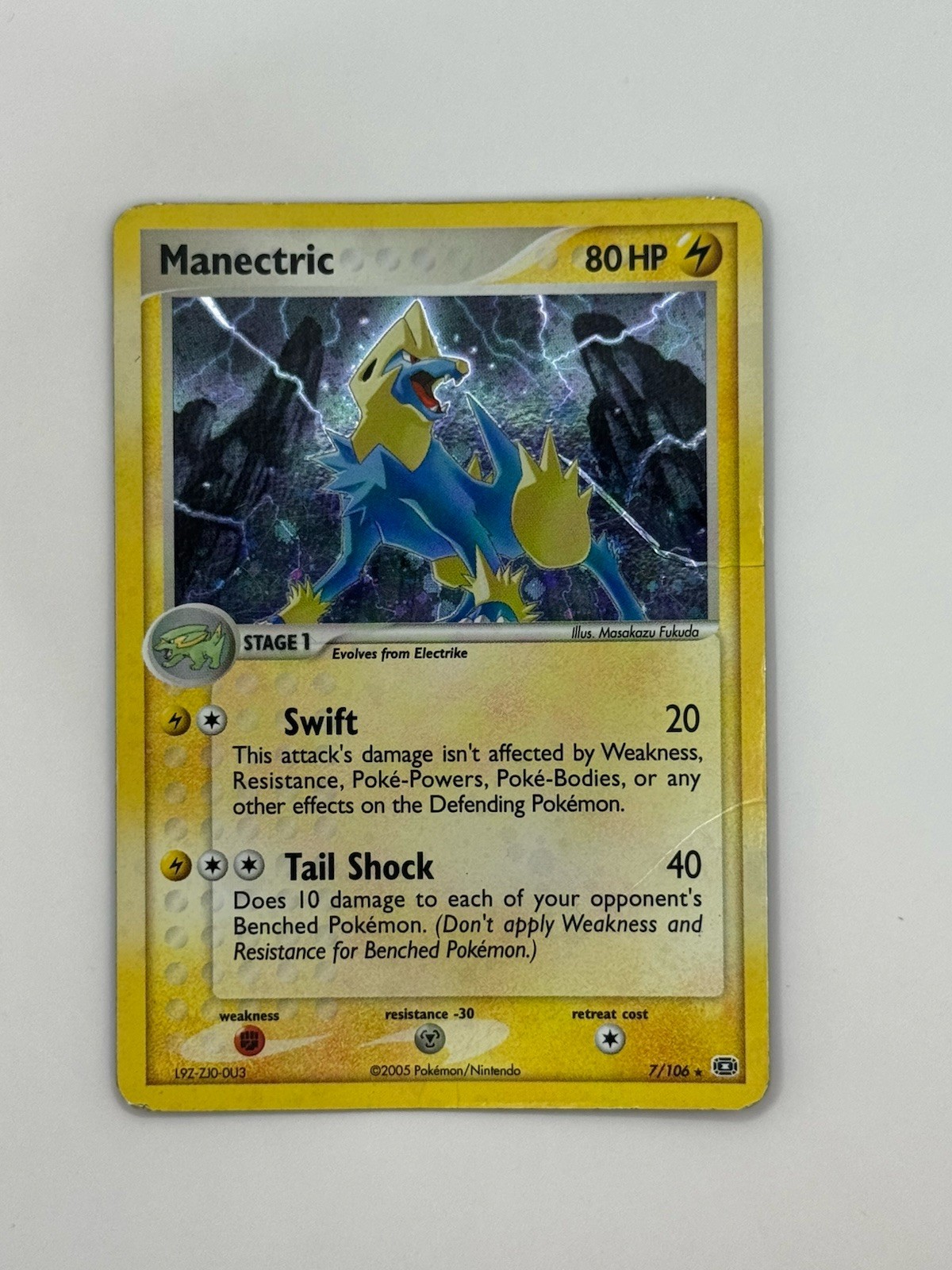 Manectric 7/106 EX Emerald Holo