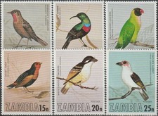 Zambia Birds 1977 MNH-11 Euro
