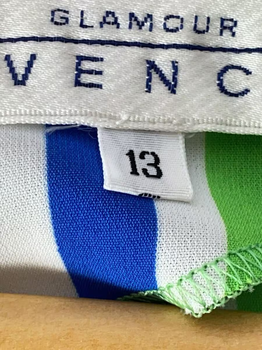 GIVENCHY Short Sleeve Top, Size 13, Polyester, Multicolor Stripes, 410635-59 thumbnail 4