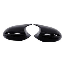 Door Side Mirror Covers Mirror caps for Cars Rear View Glossy Black 2005-2007