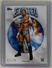 2025 Topps Exalted WWE - #56 Wes Lee - White Parallel /150