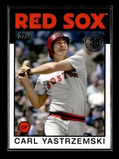 2021 Topps Update #86B-44 Carl Yastrzemski 1986 Topps Baseball 35th Anniversary