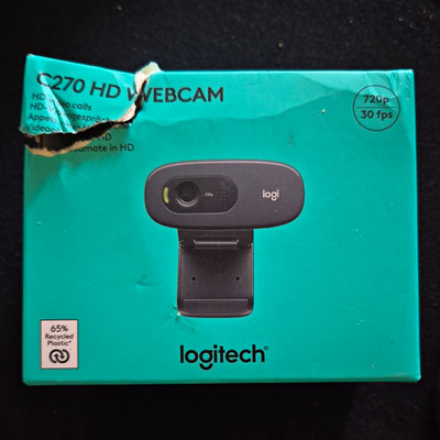 Logitech C270 HD Webcam 1280x720 30 fps mit geräuschunterdrückendem Mikrofon