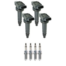 NGK COP 4 Ignition Coil 4 Iridium IX Spark Plugs Kit For 4Runner Tacoma 2.7 L4