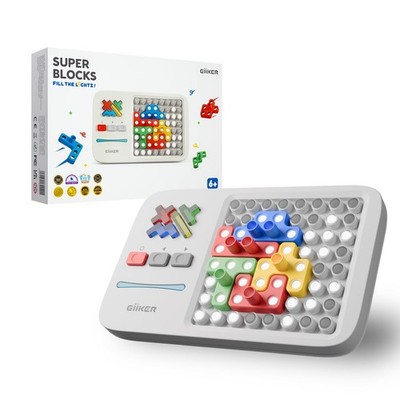 GiiKER Super Blocks STEM Toys   Pattern 4.5 inches x 7.2 inches, White