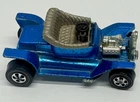 Vintage Hot Wheels Redline Blue W/ Gray int Hot Heap 1967 Pretty Good Condition
