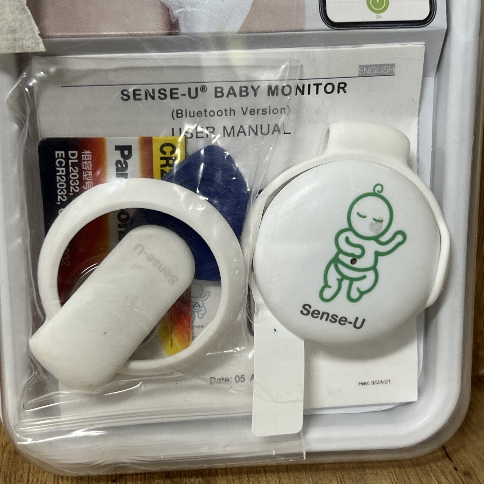 Sense-U Smart Baby Monitor Body Movement, Temperature, Rollover Bluetooth