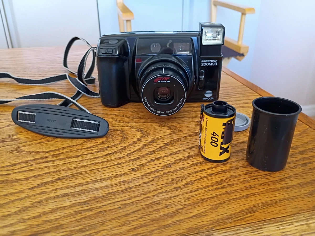 Preços baixos em Câmeras de filme Konica Minolta foco automático