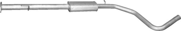 Polmo MittelschalldäMpfer 07.428 FüR Bravo Fiat 2 Jet 198AXF1B 198AXG1B-image