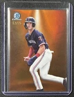 WALKER JENKINS 2024 BOWMAN #BS-3 SPOTLIGHTS ORANGE REFRACTOR 12/25 TWINS