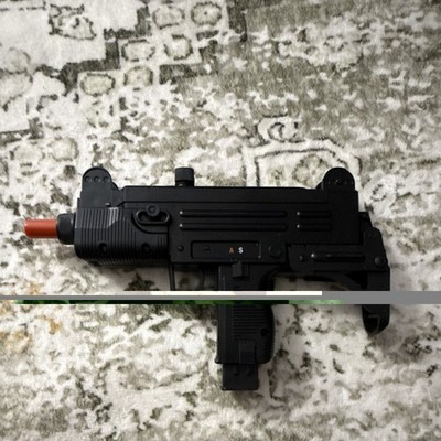 Uzi Auto Electric Airsoft Gun Mac 10/11 Style SMG, 6mm Plastic BB
