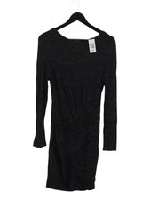 Karen Millen Bodycon Midi Dress UK10 in Black