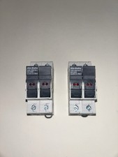 ALLEN BRADLEY 2 POLE 30 AMP 600V FUSE HOLDER 1492-FB2C30-L  Lot Of 2 