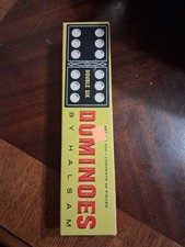 Vintage Dominoes Used Complete Set W Directions Set No. 623 By Halsam