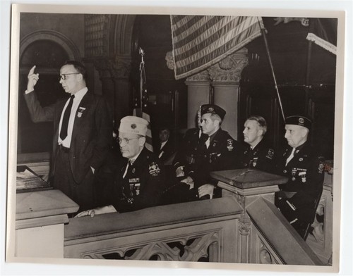 1939 Col. Theodore Roosevelt Speaks at Albany New York Legion Convention Photo