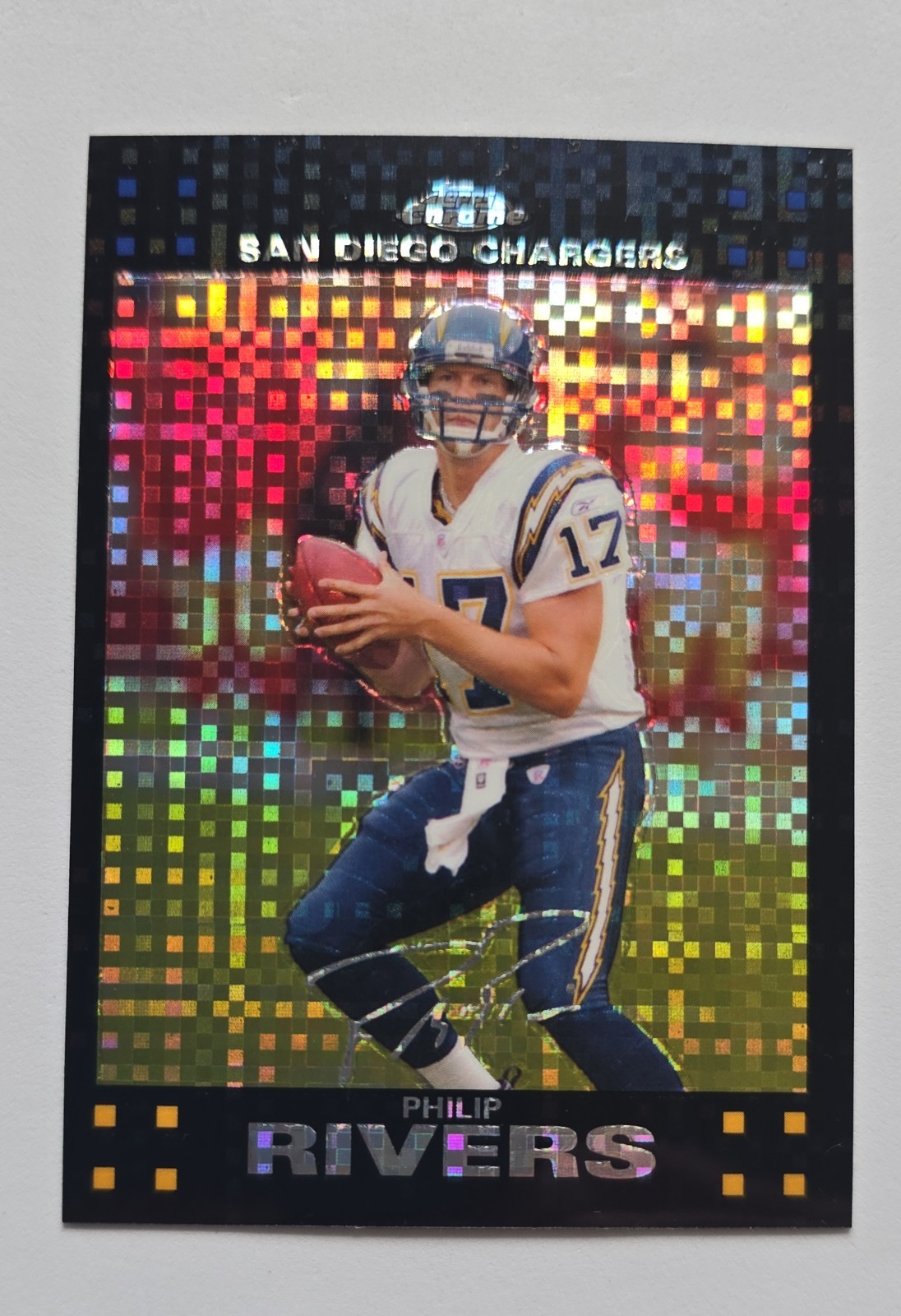 2007 Topps Chrome Philip Rivers #TC8 X-Fractor Nice BuY it NoW RARE Future HOF