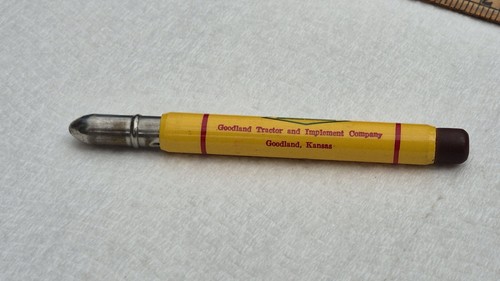 "JOHN DEERE Moline, ILL*Goodland Tractor & Implement Co* Goodland, Kansas"Pencil - Picture 8 of 15