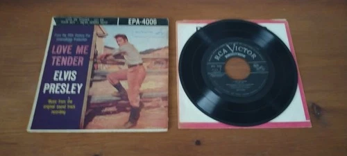 ELVIS PRESLEY - EP - LOVE ME TENDER - RCA VICTOR - CANADA - EPA 4006 - ROCK 1956