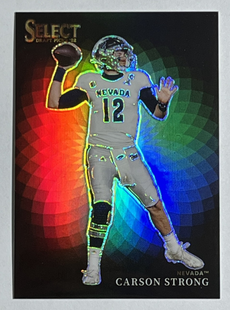 2022 Panini Select Draft Picks Football Carson Strong RC Color Wheel #CW-CS