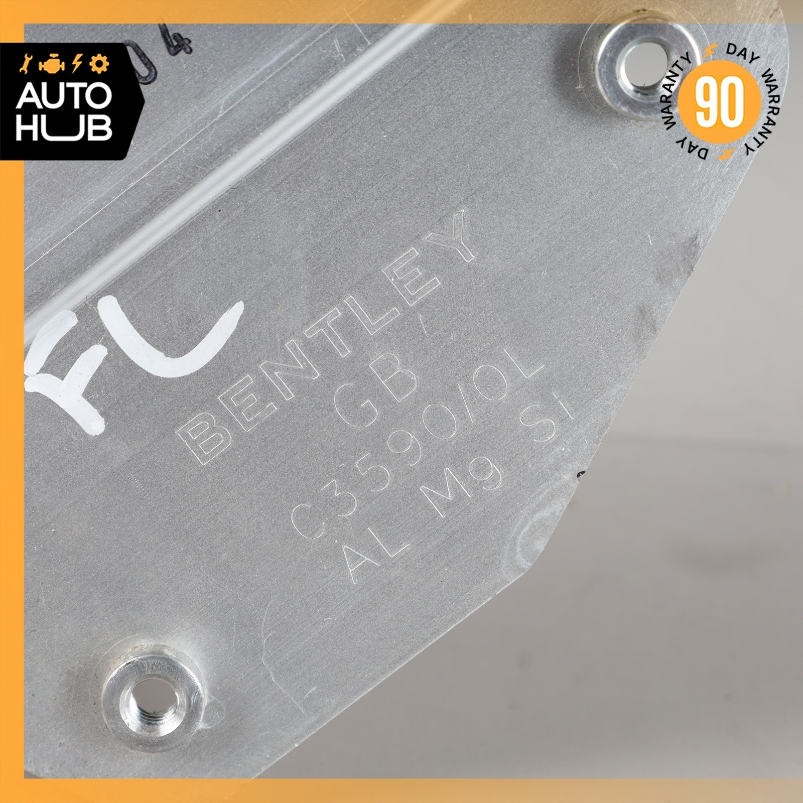 Bentley Continental GT 2003-2010 Front Left Quarter glass P/N 3W8845114B