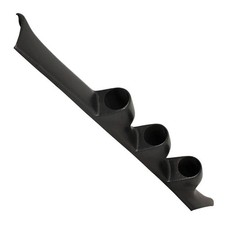 Glowshift Black Triple Pillar Gauge Pod Fits 1992-1995 Honda Civic 52mm
