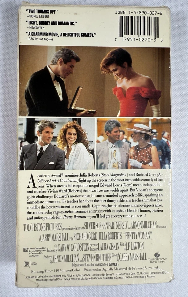 1990 Pretty Woman VHS  Foto 2 de 4