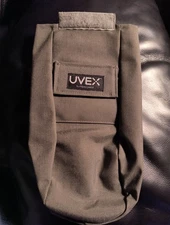 Uvex XMF Tactical Goggle Case Only Dark Green. NOS