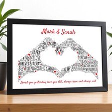 Gifts for Couples Personalised Boyfriend Girlfriend Her Him Anniversary Gifts