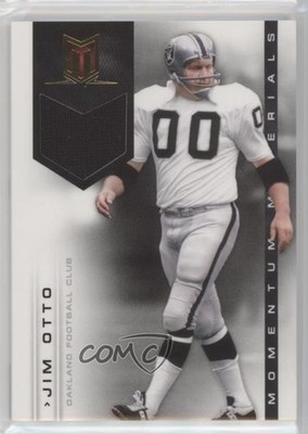 2012 Panini Momentum Materials 27/199 Jim Otto #23 HOF 0r1h