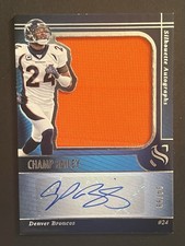 2025 Silhouette Champ Bailey Relic Auto #d /99 Jersey Patch Autograph Broncos
