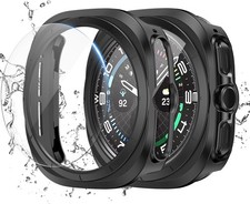 2 2 Pack Anti-Fog Screen Protector Case for Samsung Galaxy Watch Ultra 47mm