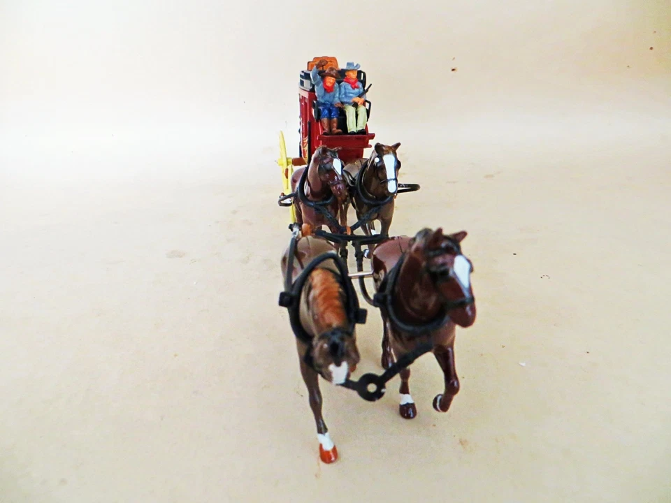 MATCHBOX YSH3 1875 WELLS FARGO STAGECOACH. MOY MODELS OF YESTERYEAR - Image 3 of 4