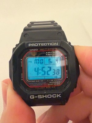 Excellent G-SHOCK GW-M5610 Radio-Controlled Solar Multi-Band 6 Operation Good