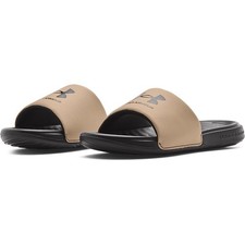 Under Armour 3023772 Women's UA Ansa Fix Slides, Peach Ice, Size 8