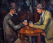 Paul Cezanne Card Player Giclee Print on Canvas 8x10 Classic Art Wall Decor Gift