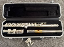 Jupiter CXL CF50 Silver Plated Flute wi/ Gold Lip